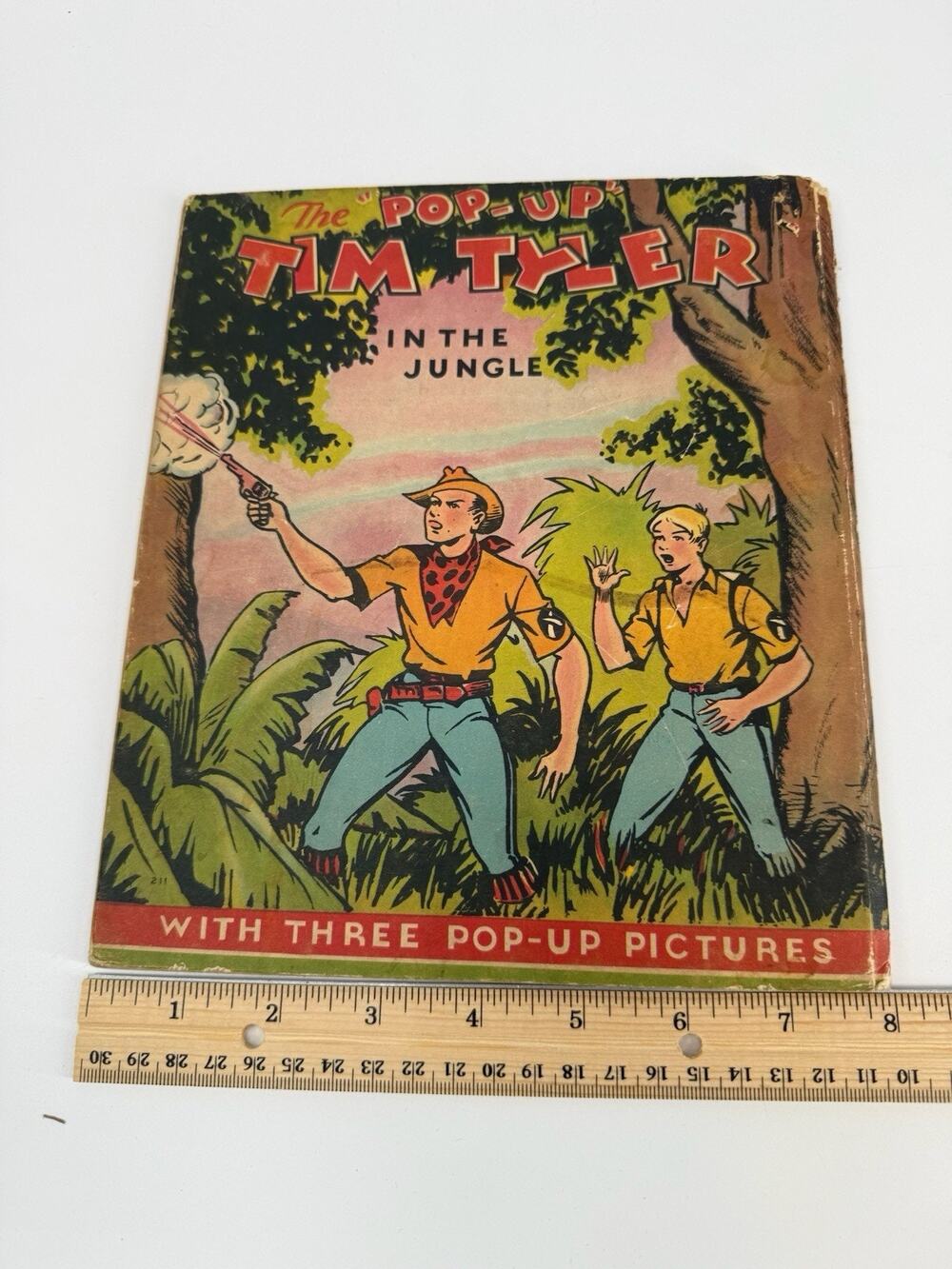 Tim Tyler IN THE JUNGLE POP UP By Lyman Young 1935 Pleasure Books